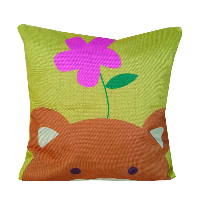 Maylee Cute Animals Multicolour 4pcs Pillow Cases 11street Malaysia - Cushion Cover