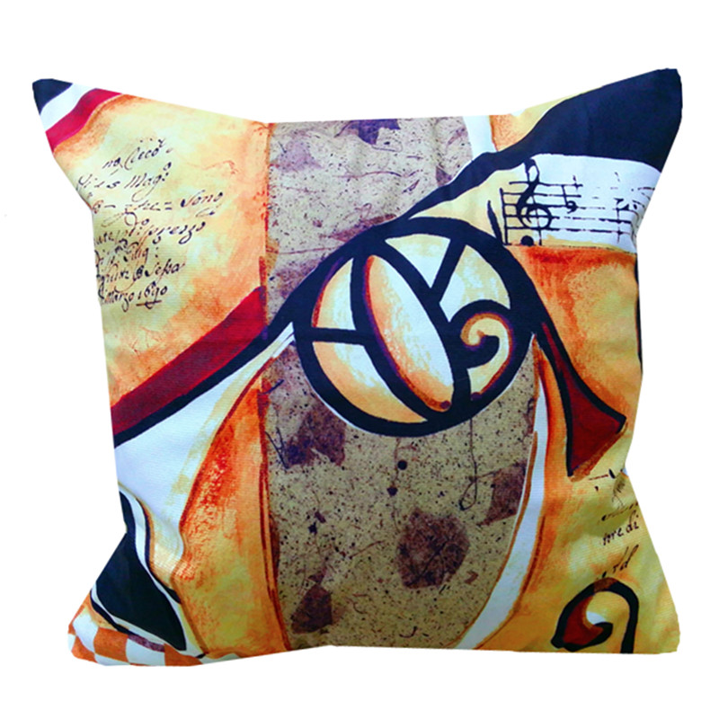 Maylee High Quality Printed Music Pillow Cases
